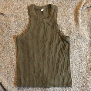 Free People ribbed racerback tank size M